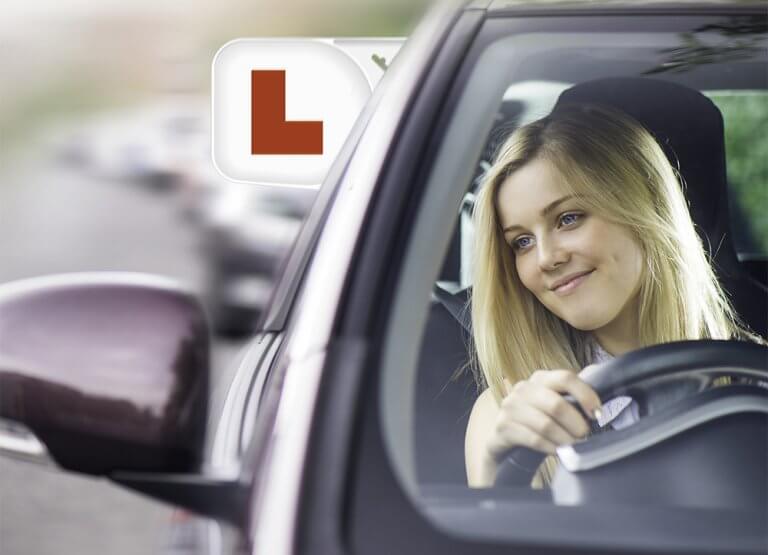 L and P Plate Laws and Rules Insight Vehicle Sign System